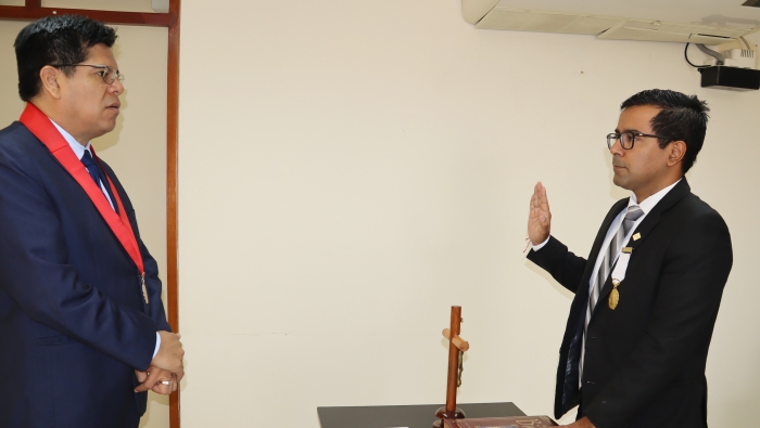 Juez titular de Paz Letrado se incorpora a la Corte Superior de Piura