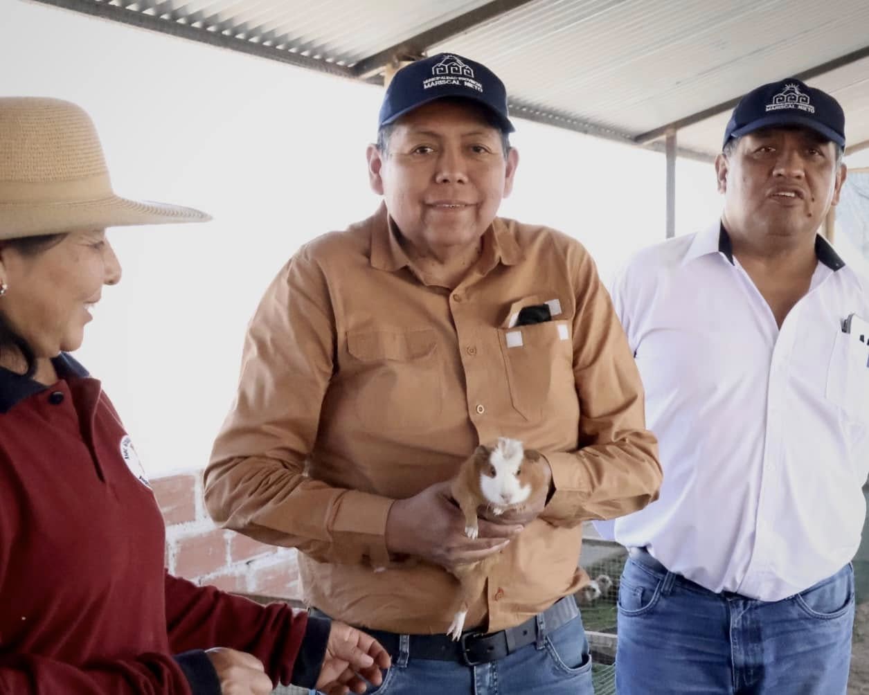 La Municipalidad Provincial Mariscal Nieto a través del programa PROCOMPITE, mediante el proyecto denominado; “Mejoramiento de la Producción y Productividad de la Crianza de Cuyes en la Asociación de Productores Agropecuarios de Granito de Arena – Moquegua”.