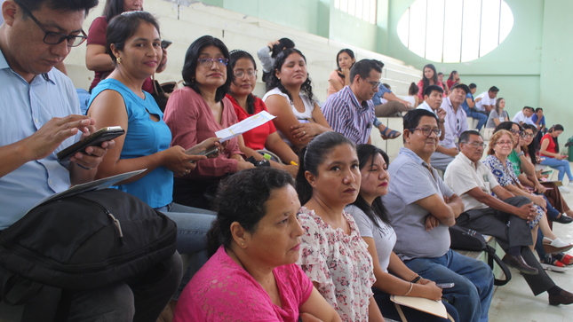 UGEL Piura concluye exitosamente la adjudicación de plazas docentes para la Carrera Pública Magisterial 2025