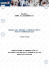 Vista preliminar de documento Manual de Microformas MM-003-DRC/SDPRC/001 “Sistema de Producción de Microformas de la SDPRC”, segunda versión