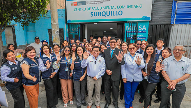 FOTO 1: Diris Lima Centro inaugura Centro de Salud Mental Comunitaria en Surquillo y proyecta atender a más de 100 mil personas