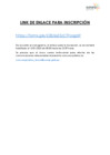 Vista preliminar de documento LINK DE ENLACE PARA INSCRIPCION