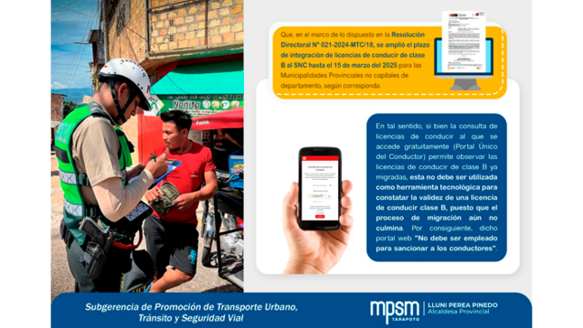 Amplían plazos de migración al Sistema Nacional de Conductores.