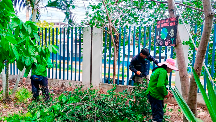 Continuamos trabajando en la ciudad de Tarapoto.