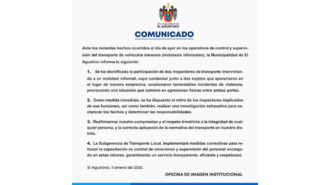 comunicado