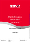Vista preliminar de documento Plan Estratégico Institucional SERVIR 2025-2030