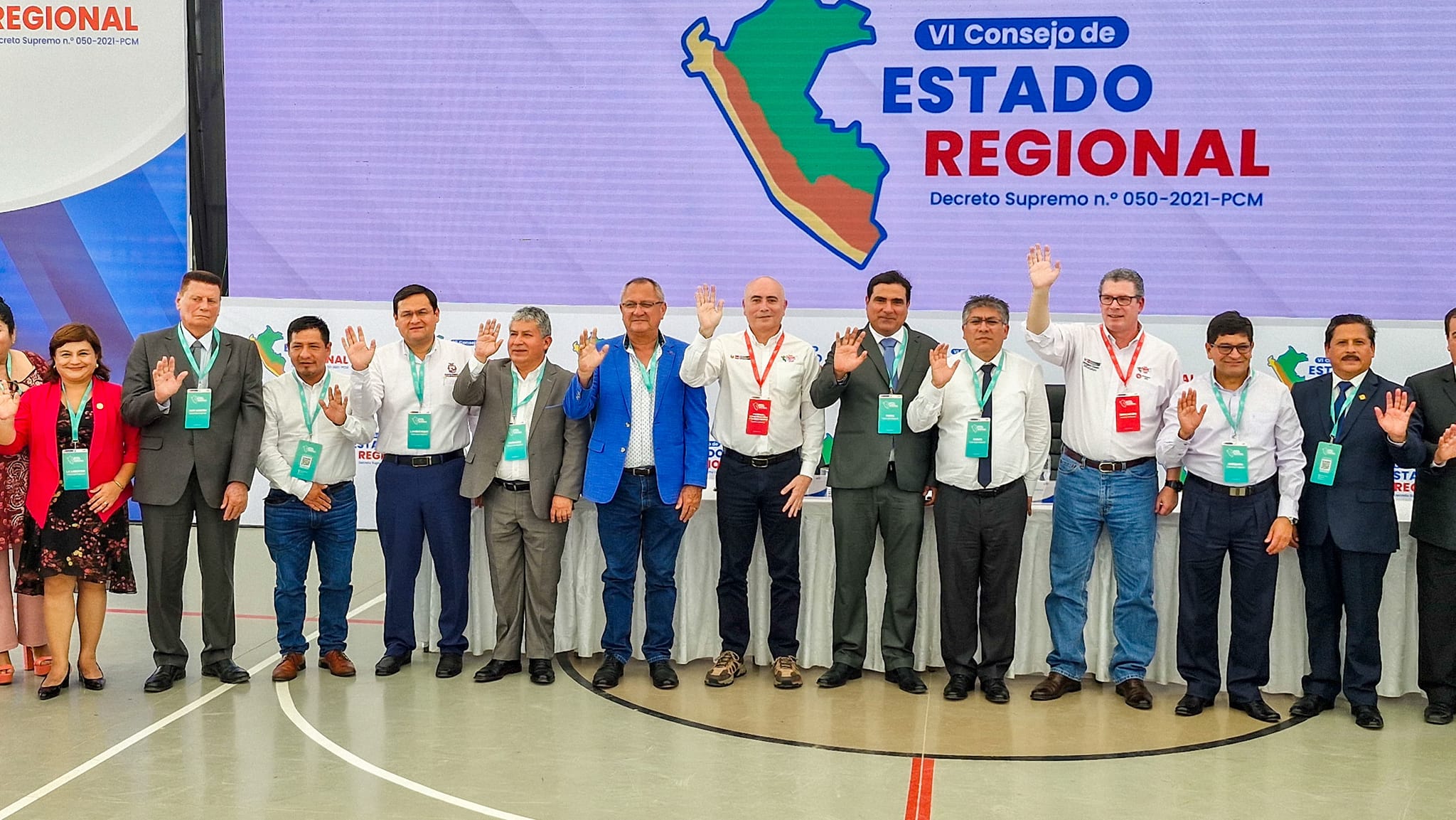 El Gobernador Dr. René Chávez participa en el VI Consejo de Estado Regional en Piura.