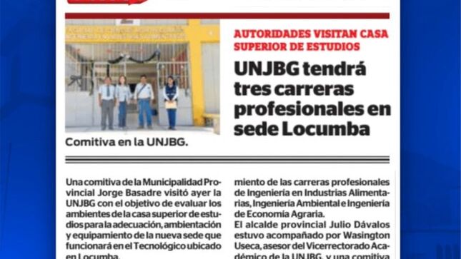 Nota de Prensa