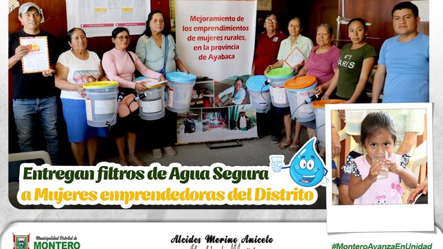 MDM  Entrega Filtros de Agua Segura a Mujeres Emprendedoras 