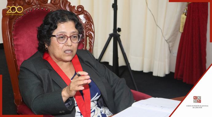 Valiosa reunión sostuvo la presidenta de la Corte de Lima Sur con jueces penales