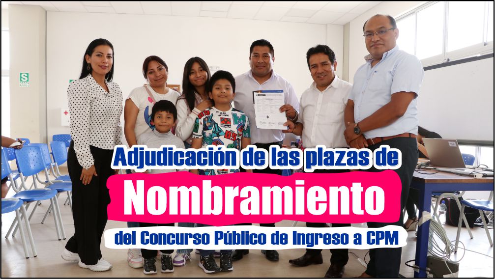 Adjudicación de las plazas de nombramiento 2025