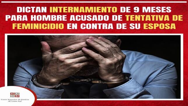 Dictan internamiento preventivo de 9 meses para hombre acusado de tentativa de feminicidio en contra de su esposa