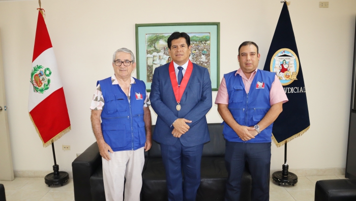 Corte Superior de Piura y Oficina Defensorial de Piura coordinan trabajo conjunto