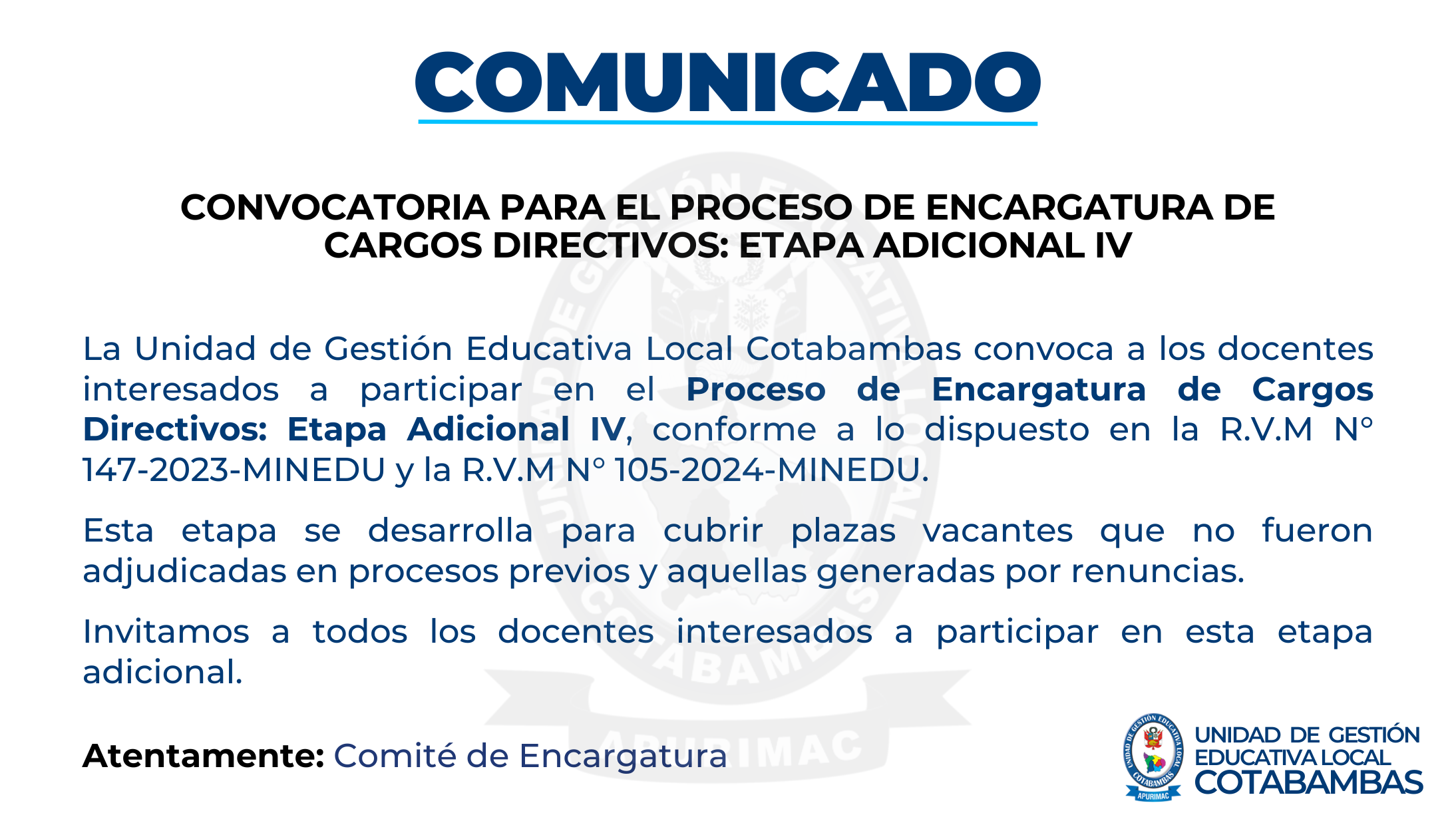 Comunicado