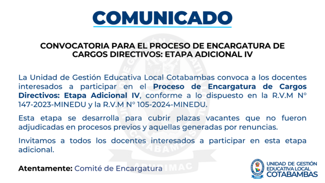 Comunicado