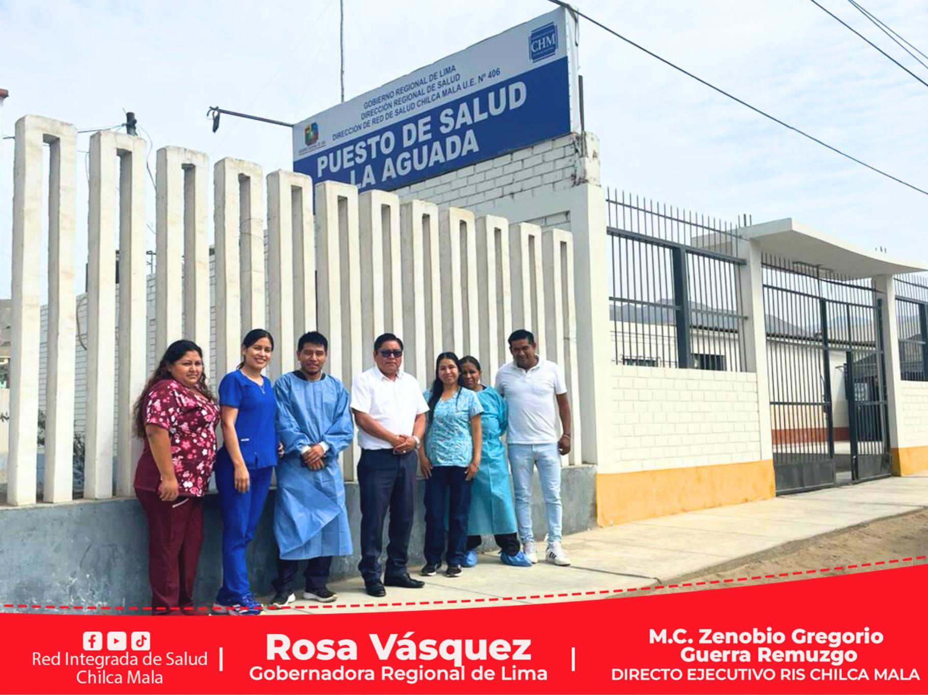 Director Ejecutivo M.C. Zenobio Gregorio Guerra Remuzgo supervisa permanencia de personal asistencial en los establecimientos de salud.