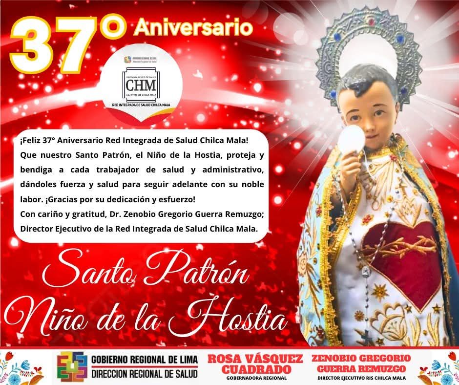 Red Integrada de Salud Chilca Mala conmemora sus 37° Aniversario de inicio de funciones