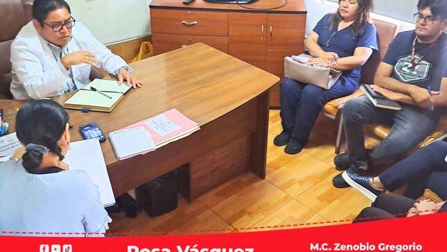 Director Ejecutivo de la RIS Chilca Mala sostiene importante reunión con su equipo de gestión