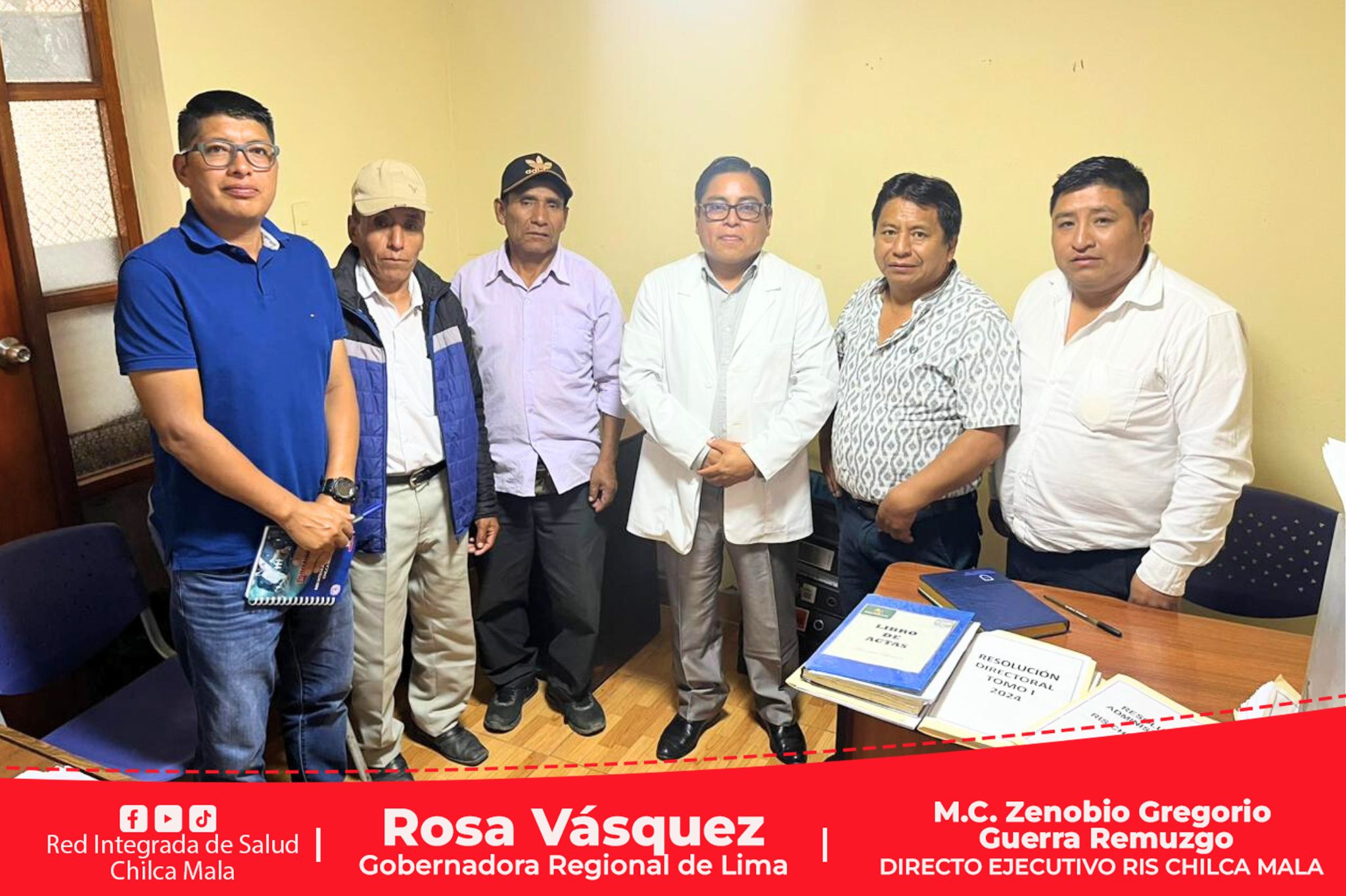 Director Ejecutivo de la RIS Chilca Mala se reúne con Alcalde de Santo Domingo de los Olleros