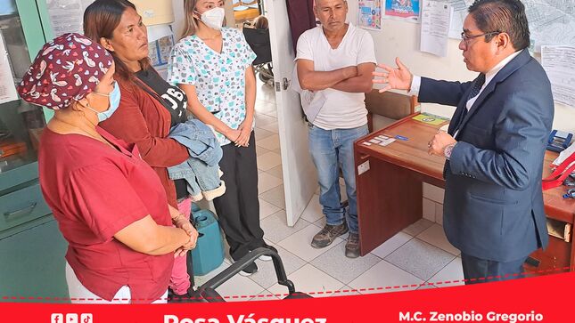 RIS Chilca Mala realiza visita domiciliaria a paciente de Olof Palme
