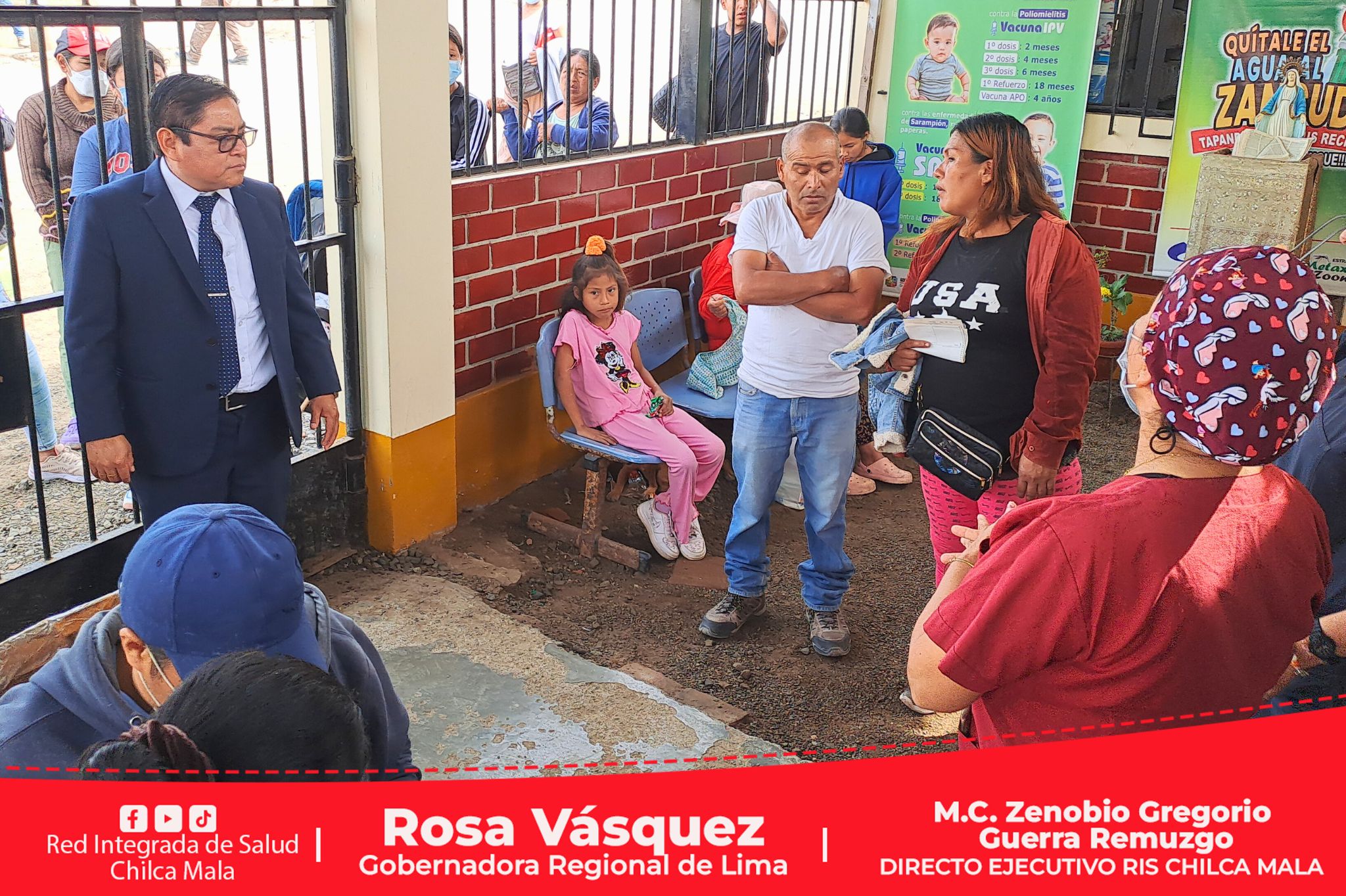 RIS Chilca Mala realiza visita domiciliaria a paciente de Olof Palme
