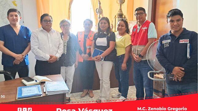 Director Ejecutivo de la RIS Chilca Mala se constituyó en establecimiento de salud para evaluar daños y coordinar acciones