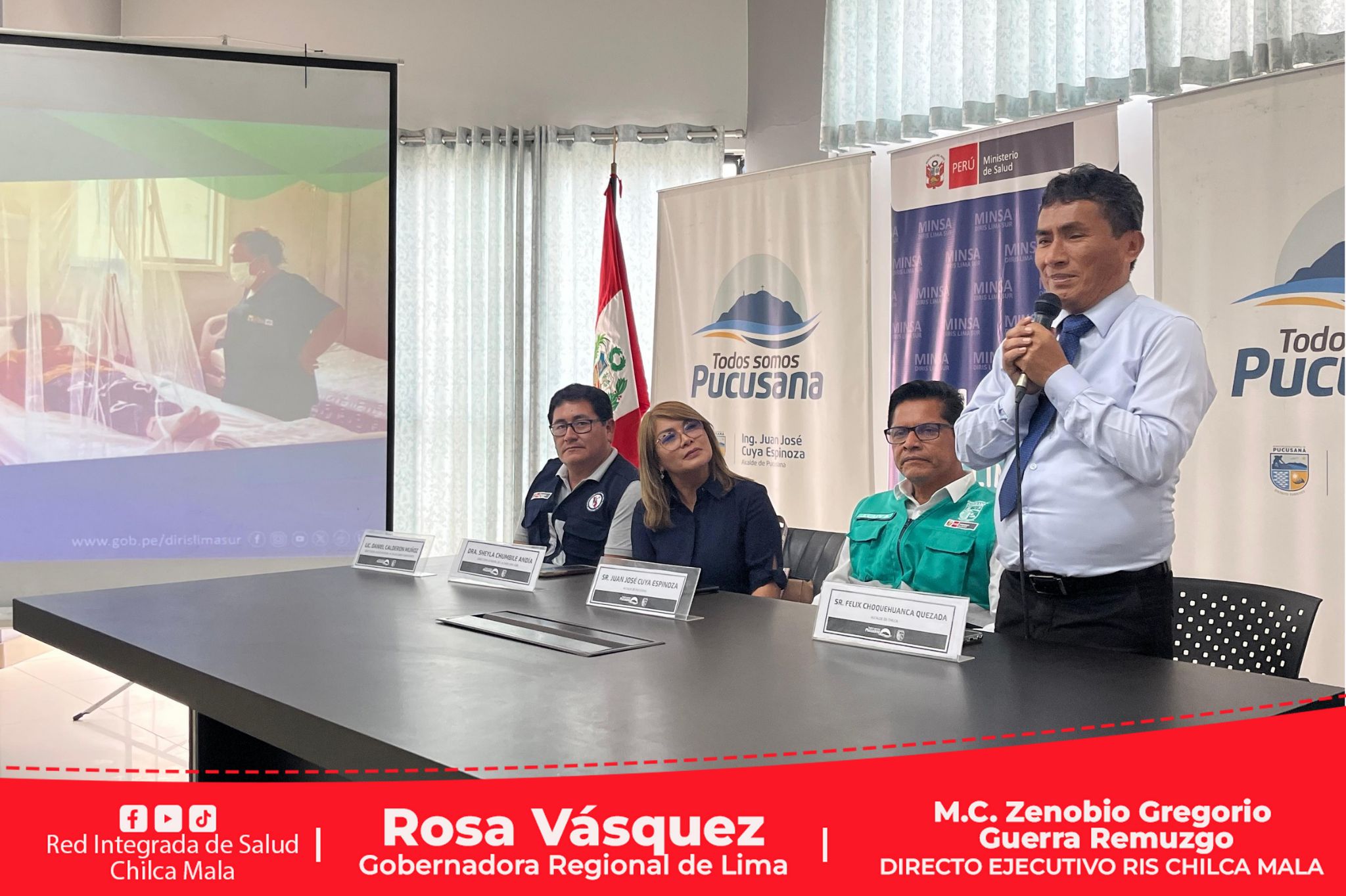 RIS Chilca Mala: Reunión de los Comités Distritales de Salud de Pucusana y Chilca.