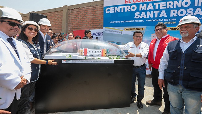 Primera piedra: CMI Santa Rosa - Puente Piedra.