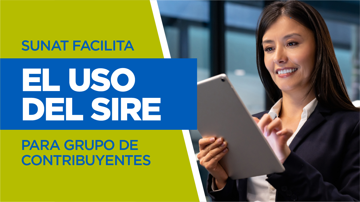 El Sistema Integrado de Registros Electrónicos (SIRE) es una herramienta 100% digital que toma como base los comprobantes de pago electrónicos y proporciona propuestas automáticas del Registro de Ventas e Ingresos Electrónico y el Registro de Compras Electrónico.