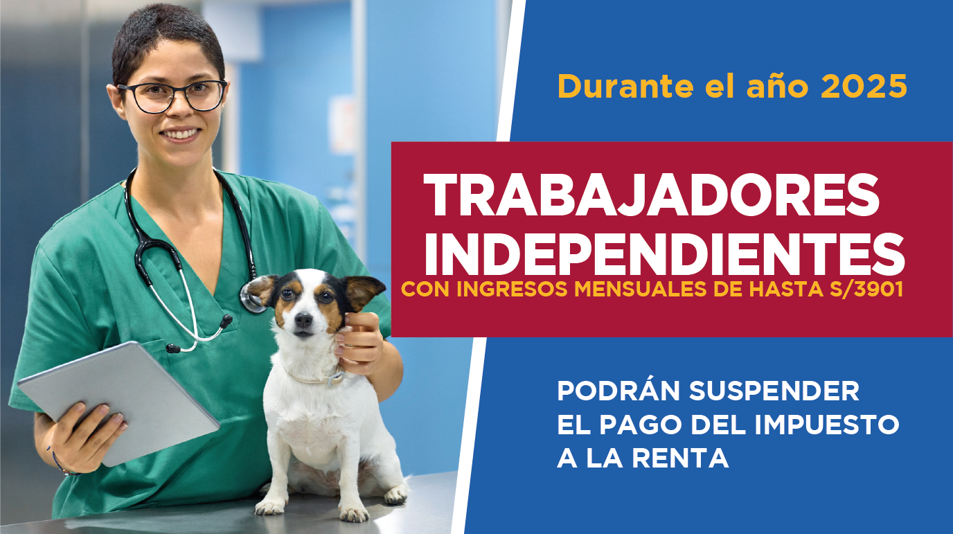 La norma también señala que quienes proyecten que sus ingresos durante el año 2025 por Rentas de Cuarta Categoría o por Rentas de Cuarta y Quinta Categorías no superen los S/ 46,813 podrán solicitar la suspensión de las retenciones.