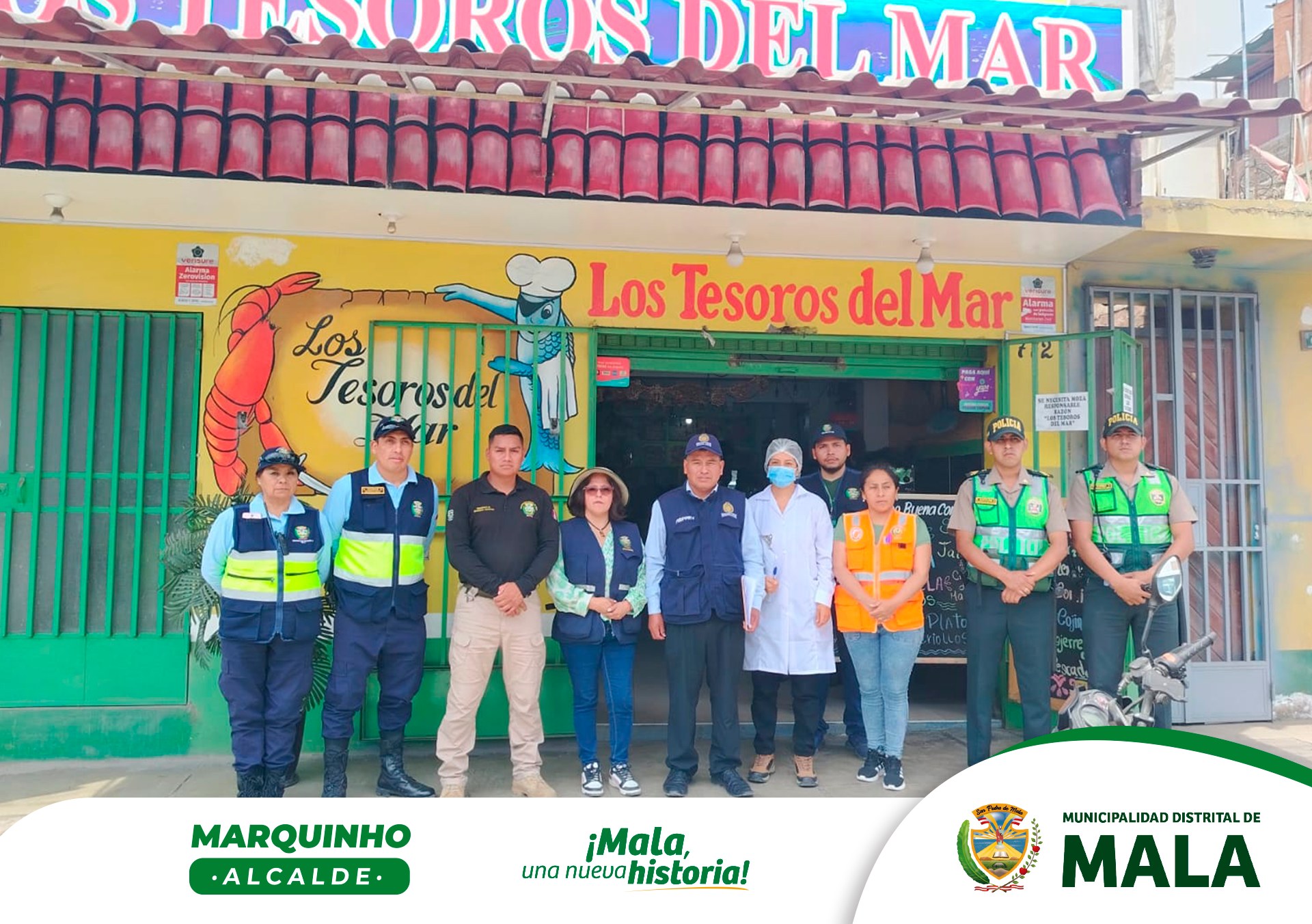La Municipalidad Distrital de Mala a través de La Subgerencia de Fiscalización y Control Municipal, Subgerencia de Seguridad Ciudadana, Subgerencia de Gestión de Riesgo de Desastres y Subgerencia de Salud, realizaron en conjunto con la Fiscalía Provincial Transitoria Especializada en Prevención del Delito de Cañete, un Operativo Inopinado en restaurantes, con el fin de verificar las condiciones de higiene y salubridad.
En el operativo, se verificó que la cocina, enseres, utensilios y los alimentos se encuentran en buen estado y que todos los que manipulan alimentos cuenten con los carnés de sanidad, asimismo, se pudo notar que, los trabajadores no cumplían con el uso correcto de los equipos de bioseguridad, por todas estas observaciones los propietarios de los establecimientos fueron notificados para subsanar dichas observaciones y no atentar contra la salud pública.
El representante del Ministerio Público sostuvo que continuarán los operativos en conjunto, en salvaguarda de la salud de la población, de esta forma estamos trabajando para garantizar la salud y bienestar de los consumidores.
Desde nuestra gestión, trabajamos siempre para salvaguardar la seguridad y tranquilidad de nuestra comunidad maleña.
𝙈𝙖𝙡𝙖, 𝙪𝙣𝙖 𝙣𝙪𝙚𝙫𝙖 𝙝𝙞𝙨𝙩𝙤𝙧𝙞𝙖
