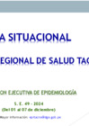 Vista preliminar de documento SALA SITUACIONAL DIRESA TACNA SE 49_2024