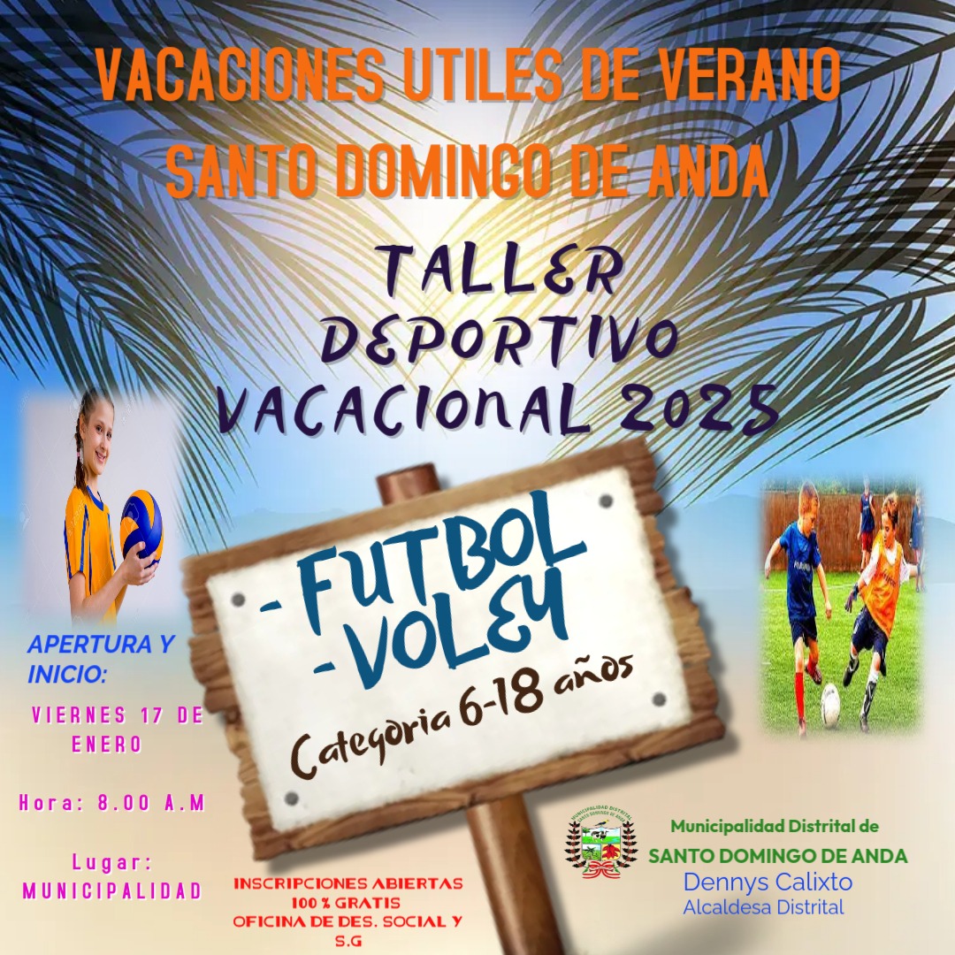 Taller Deportivo Vacacional 2025