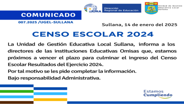 Comunicado N°7-2025