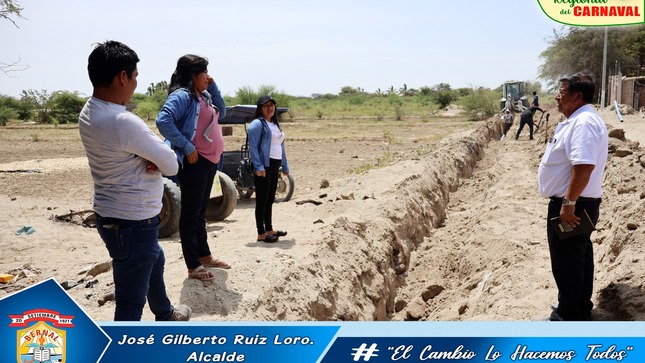 Municipalidad de Bernal ejecuta trabajos para mejorar la presión del servicio de agua potable para el caserío de Santo Domingo.