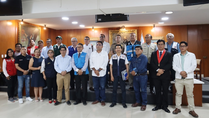 Titular de la Corte Superior de Piura se integra al Comité Provincial de Seguridad Ciudadana de Piura