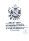 Vista preliminar de documento DIRECTIVA PARA ELABORACION,APROBACION,SEGUIMIENTO Y EVALUACION DE LOS PLANES DE TRABAJO DE LA MDCH-CAÑETE