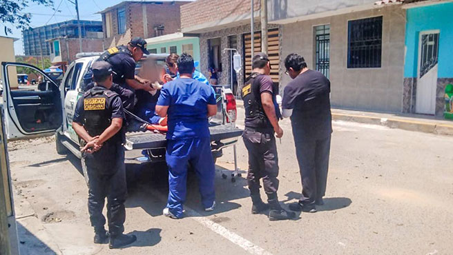 Serenazgo de Nepeña trasladó a la paciente a la posta médica "Mario Días Silva" 