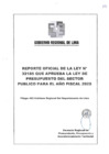 Vista preliminar de documento ANEXO: REPORTE OFICIAL DE LA LEY N°32185 QUE APRUEBA LA LEY DE PRESUPUESTO DEL SECTOR PUBLICO PARA EL AÑO FISCAL 2025 (PARTE 1 DE 5)