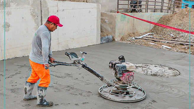 Obra de pavimentación en P.J San Martín occidente alcanza un 60% de ejecución.
