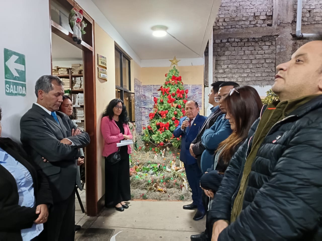 Trabajadores participan de la actividad