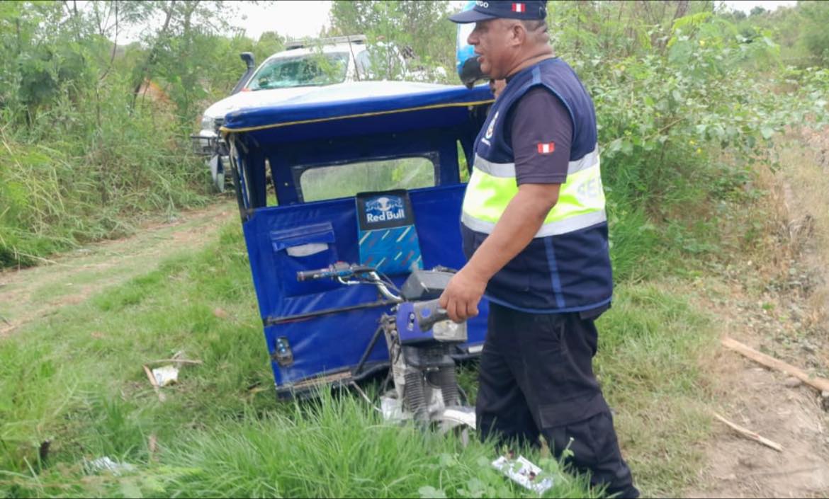 Serenazgo de Sullana Recupera Dos Mototaxis Durante Patrullaje Conjunto con la PNP