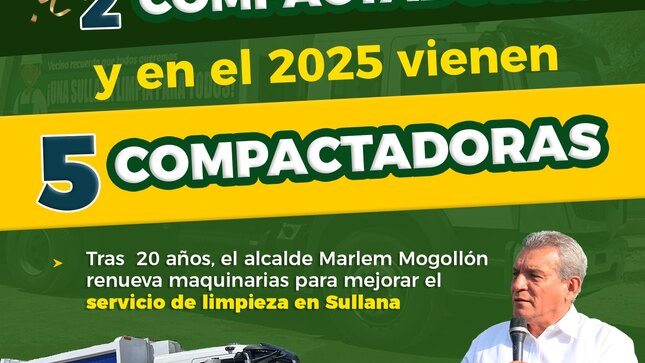 Después de 20 Años, Sullana Adquiere Compactadoras para Limpieza Pública

