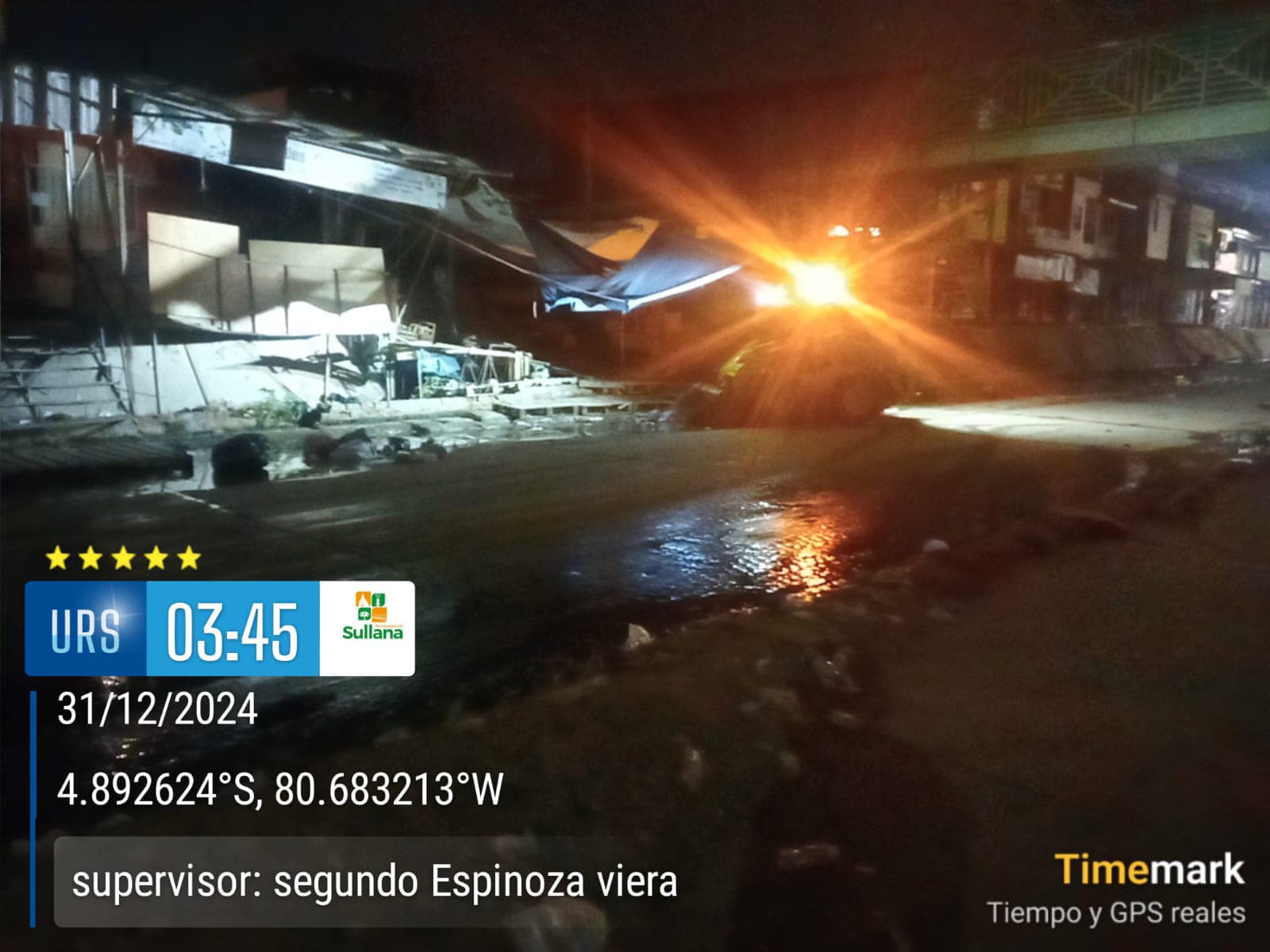 Municipalidad de Sullana Trabaja Desde las 2:00 A.M. por una Ciudad Limpia