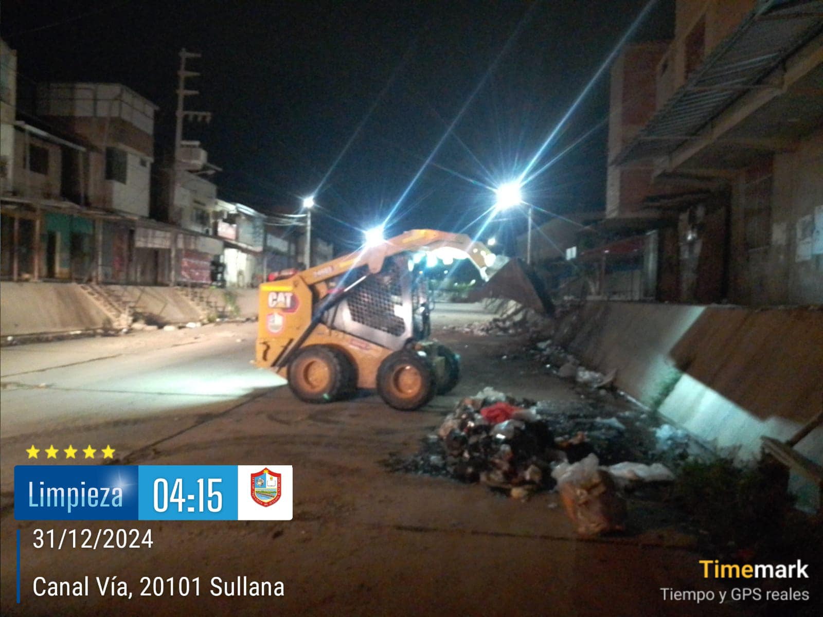 Municipalidad de Sullana Trabaja Desde las 2:00 A.M. por una Ciudad Limpia