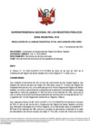 Vista preliminar de documento Resolución de la Unidad Registral N.° 765-2024-SUNARP/ZRIX/UREG