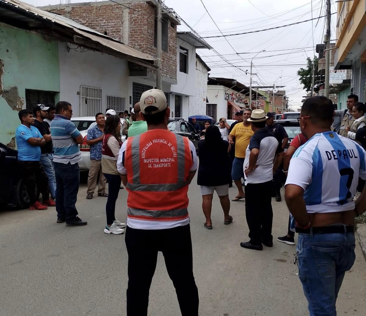 Municipalidad Realiza Operativo de Tránsito en Calle Ugarte