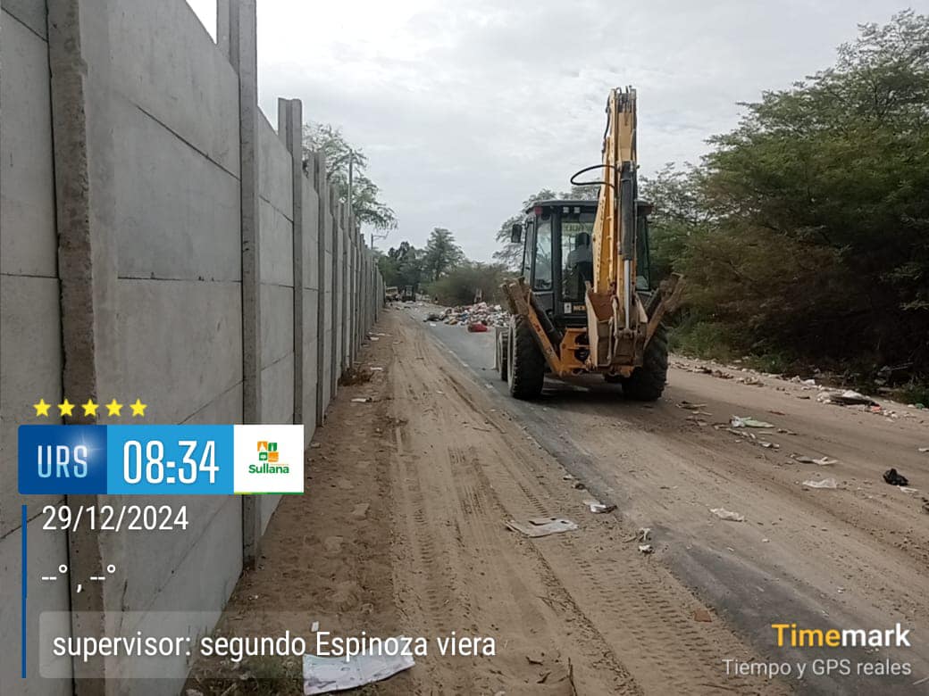 Municipalidad de Sullana Retira Toneladas de Residuos y Limpia Puntos Críticos de la Ciudad