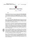 Vista preliminar de documento Resolucion Directoral 158
