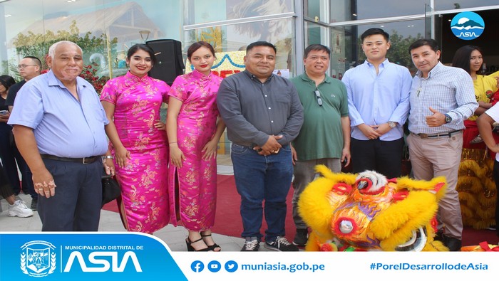 Alcalde de Asia participó en la inaguración de HIPER ASIA MUNDO